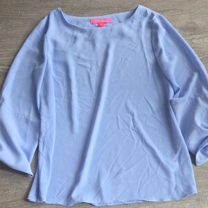 Lilly Pulitzer Light Blue Women's Blouse